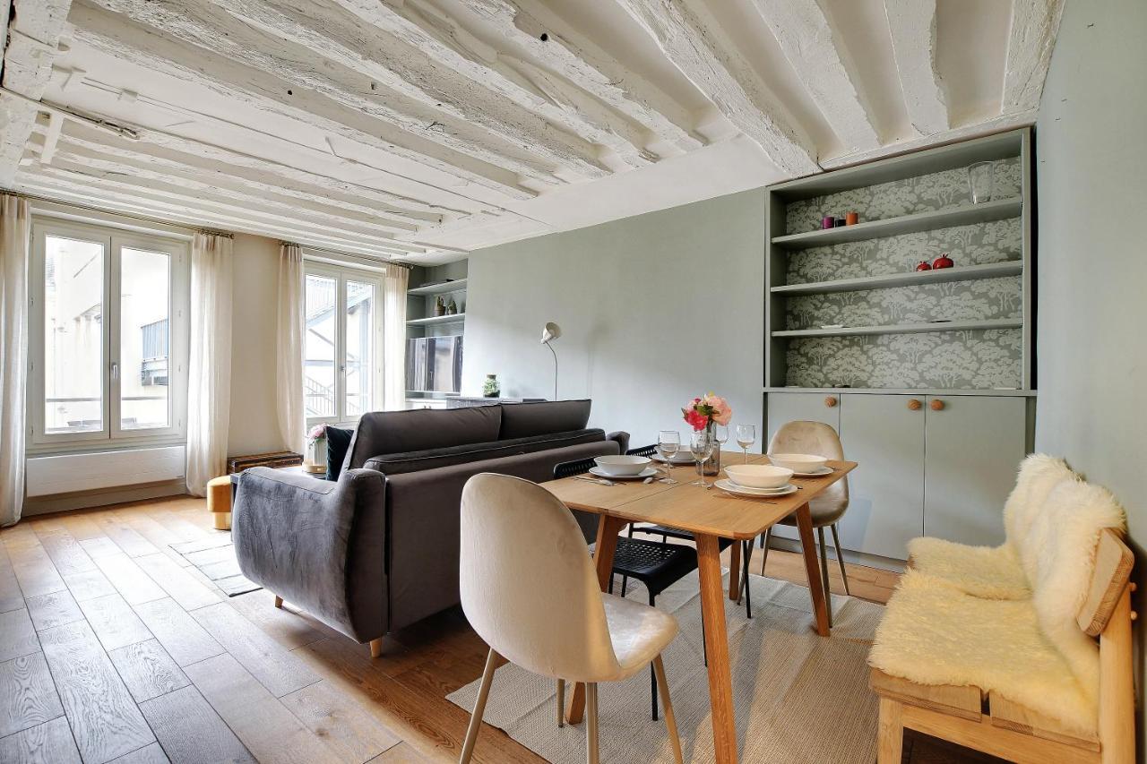 Chic Apartment -1Br-4P- Haut Marais - Republique Paris Ngoại thất bức ảnh