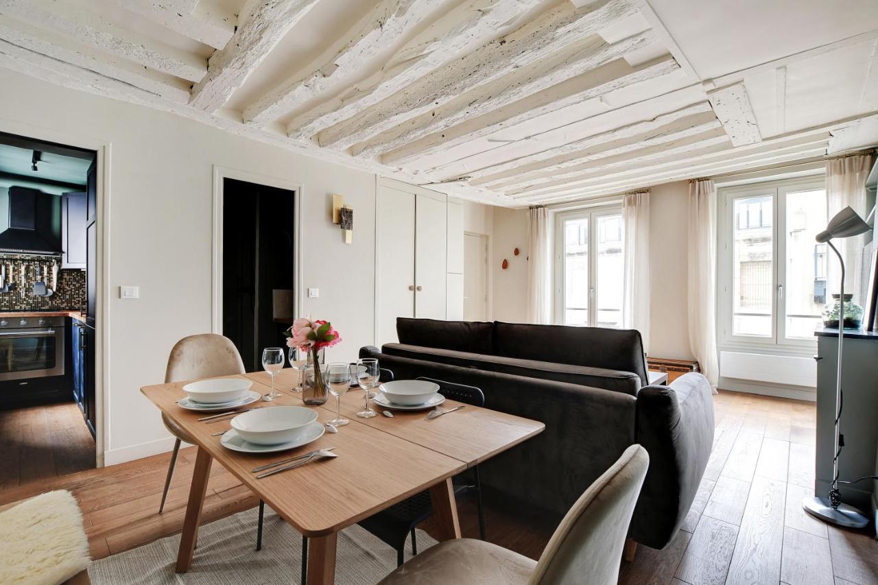 Chic Apartment -1Br-4P- Haut Marais - Republique Paris Ngoại thất bức ảnh