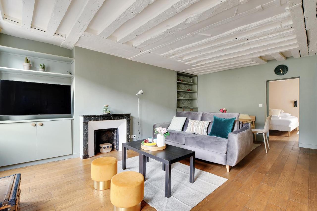 Chic Apartment -1Br-4P- Haut Marais - Republique Paris Ngoại thất bức ảnh