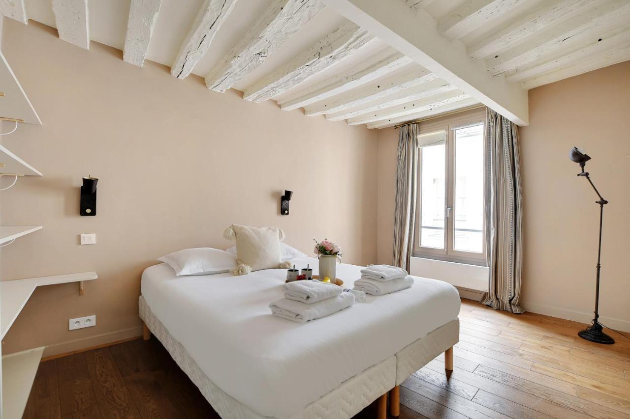 Chic Apartment -1Br-4P- Haut Marais - Republique Paris Ngoại thất bức ảnh