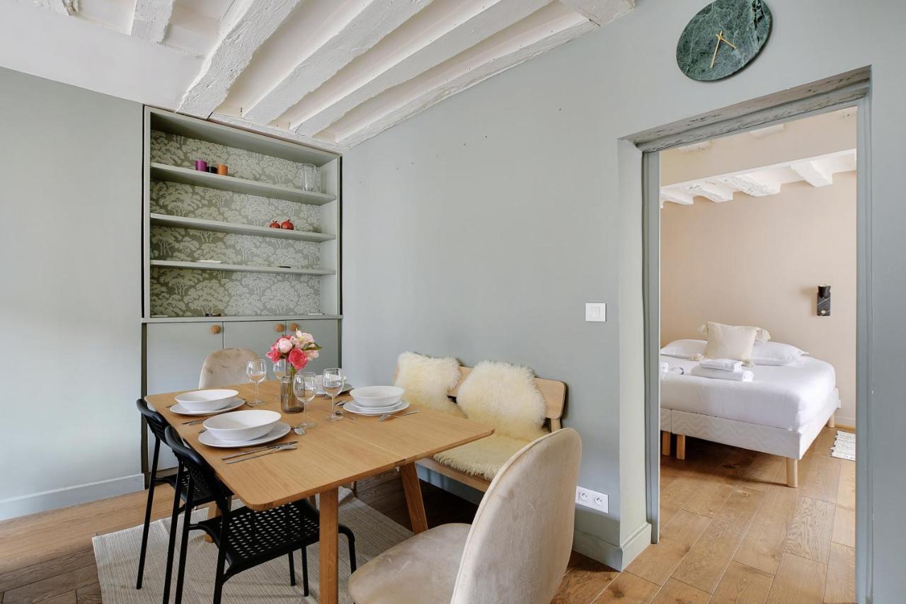 Chic Apartment -1Br-4P- Haut Marais - Republique Paris Ngoại thất bức ảnh