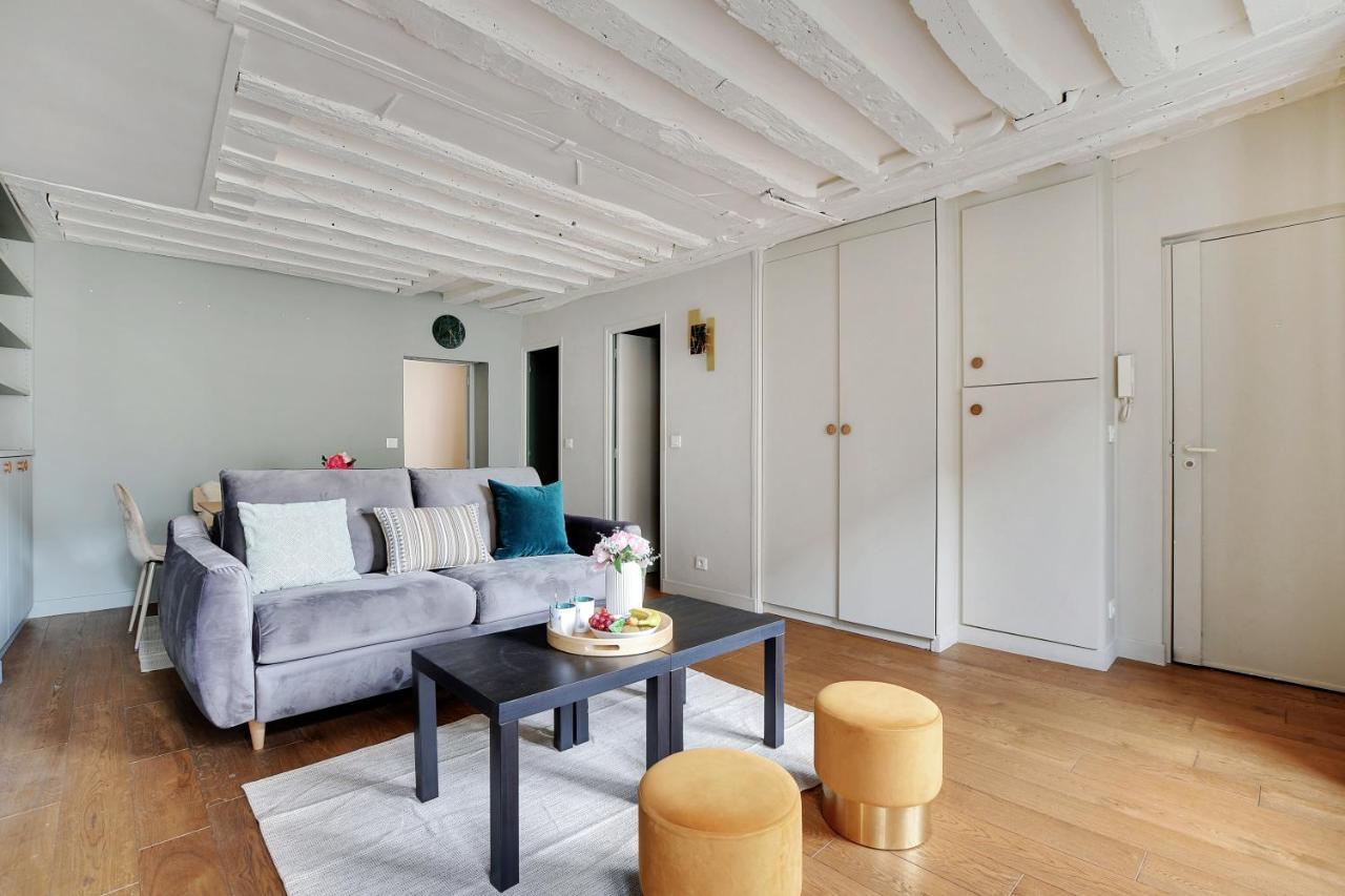 Chic Apartment -1Br-4P- Haut Marais - Republique Paris Ngoại thất bức ảnh